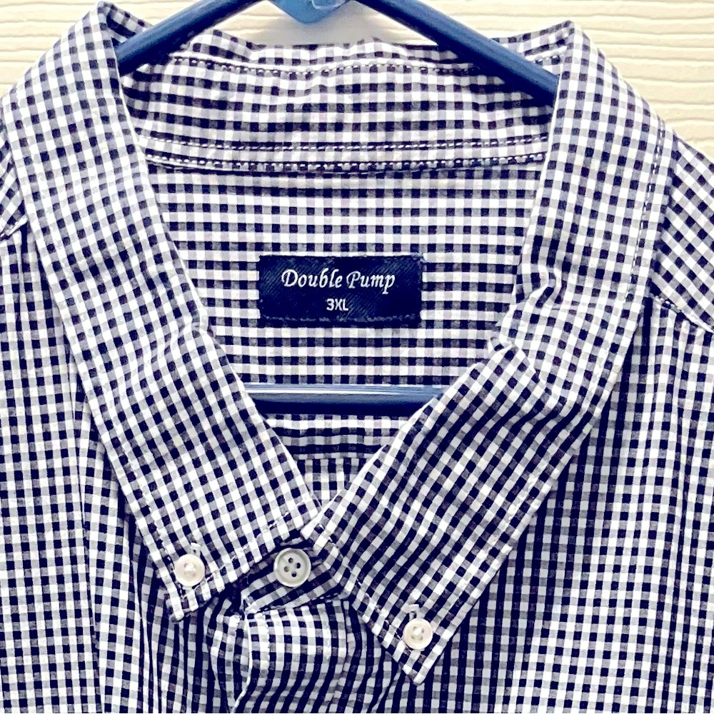 Black and White Checkered Oxford